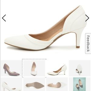 Satine d'Orsay pumps from Abella